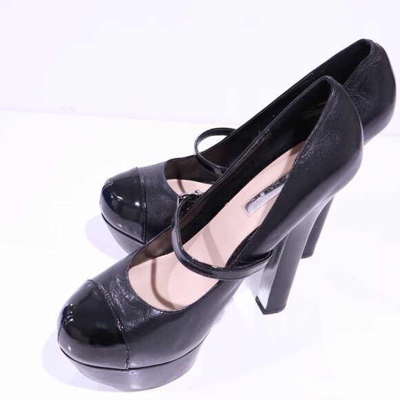 H by Halston Black Buckle Pumps - Size 7.5 - Picture 7 of 8
